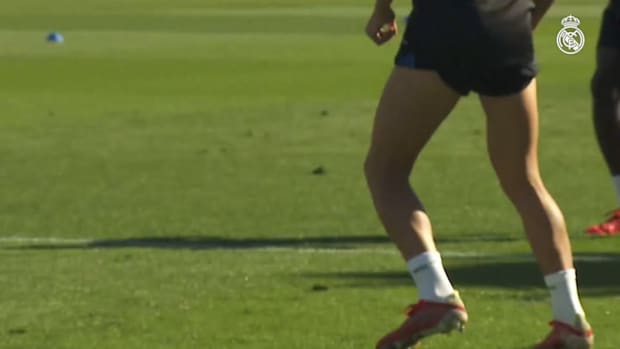 Fitness and ball work at Real Madrid City
